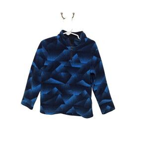 CHILDREN’S Place Zip Neck Pullover  5T Blue Navy Polyester